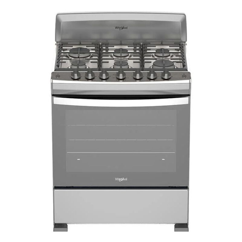 Estufa Whirlpool Wfr3000s 30" 6 Quemadores Silv... image number null