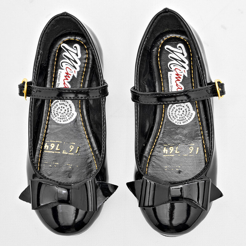 Mimar Zapato para niña negro charol image number null