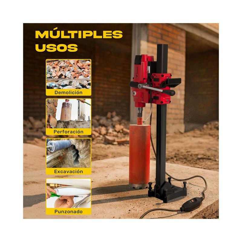 Taladro Perforador Concreto Cemento Hormigon 8 ... image number null