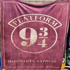 Exclusiva! Cobija Frazada Ultra Suave Harry Potter Platarforma 9