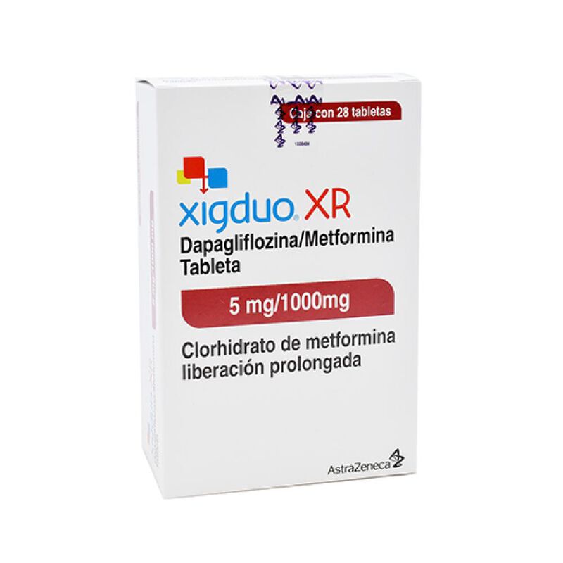 Xigduo Xr 5/1000 Mg 28 Tableta(s) image number null