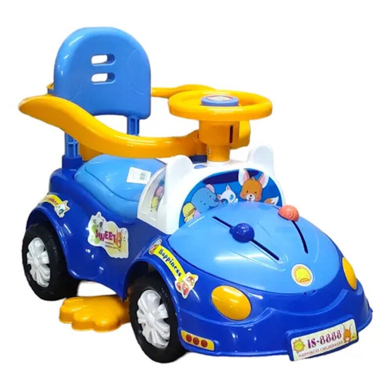 Montable Infantil 4 En 1 Azul Cajuela Bast&oacute;n Gu... image number null