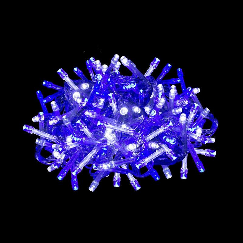 Tira Decorativa Luz Led Azul/Blanco 60 Focos 8 ... image number null