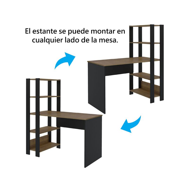 Escritorio Bertolini Match Pino Negro image number null