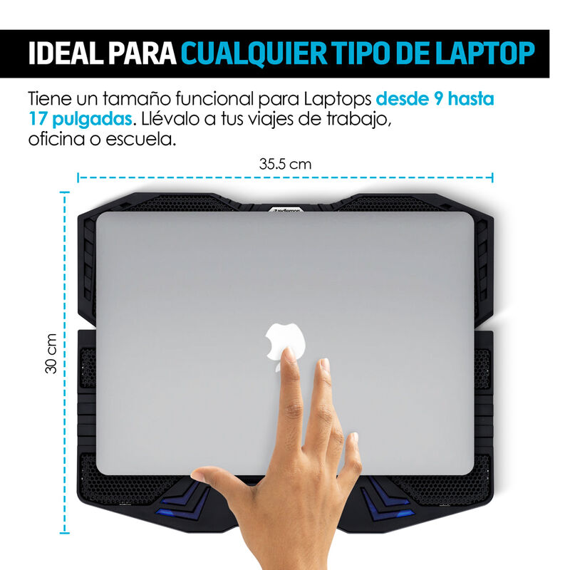 Ventilador y Soporte para Laptop Gamer Enfriado... image number null