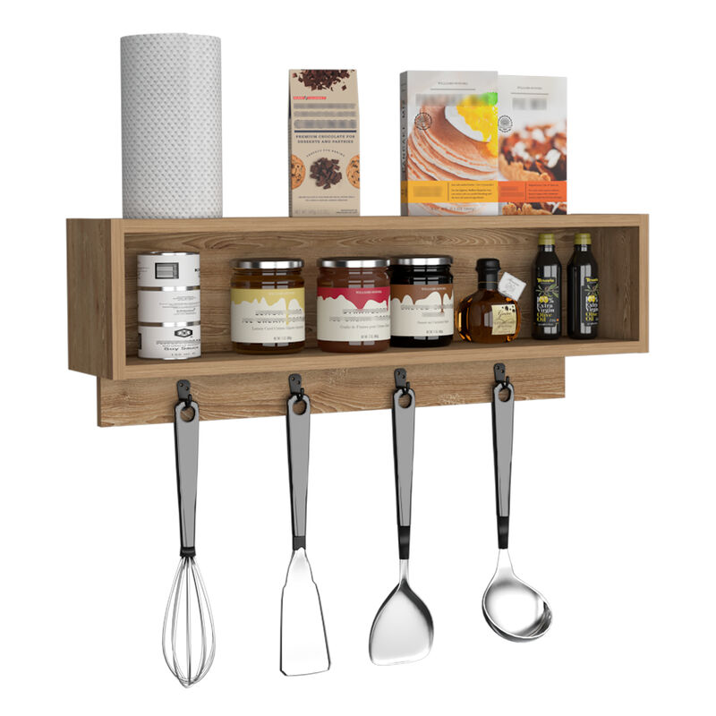Mueble Auxiliar De Cocina Manhatan Miel Virtual... image number null