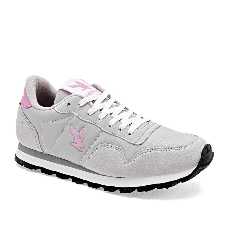 American Fire Tenis urbano para mujer gris rosa image number null