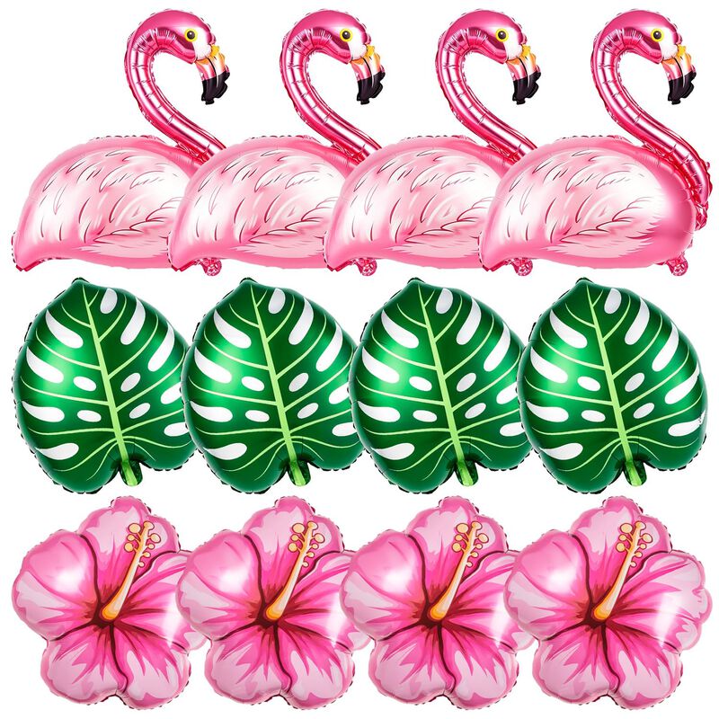 Globos Pctcshq 12 Uds Fiesta Tropical Hawaiana image number null