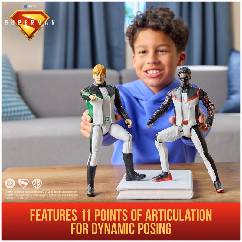 Set De Figuras De Acci&oacute;n Dc Comics Superman Gre... image number null