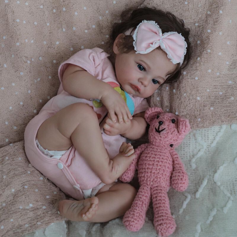 Mu&ntilde;eca Reborn Scom Meadow Lifelike De 45 Cm Con... image number null