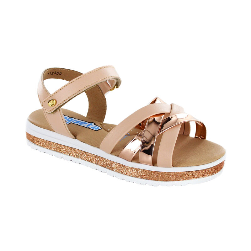 Coqueta Sandalia para mujer beige image number null