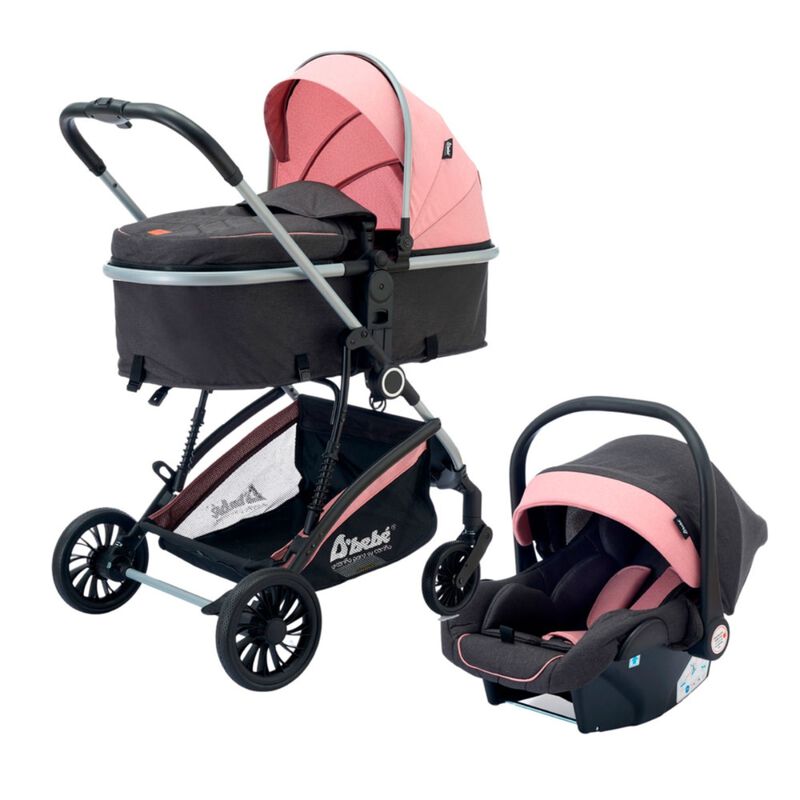 Carriola D Beb&eacute; Travel System Urban Go Rosa End image number null