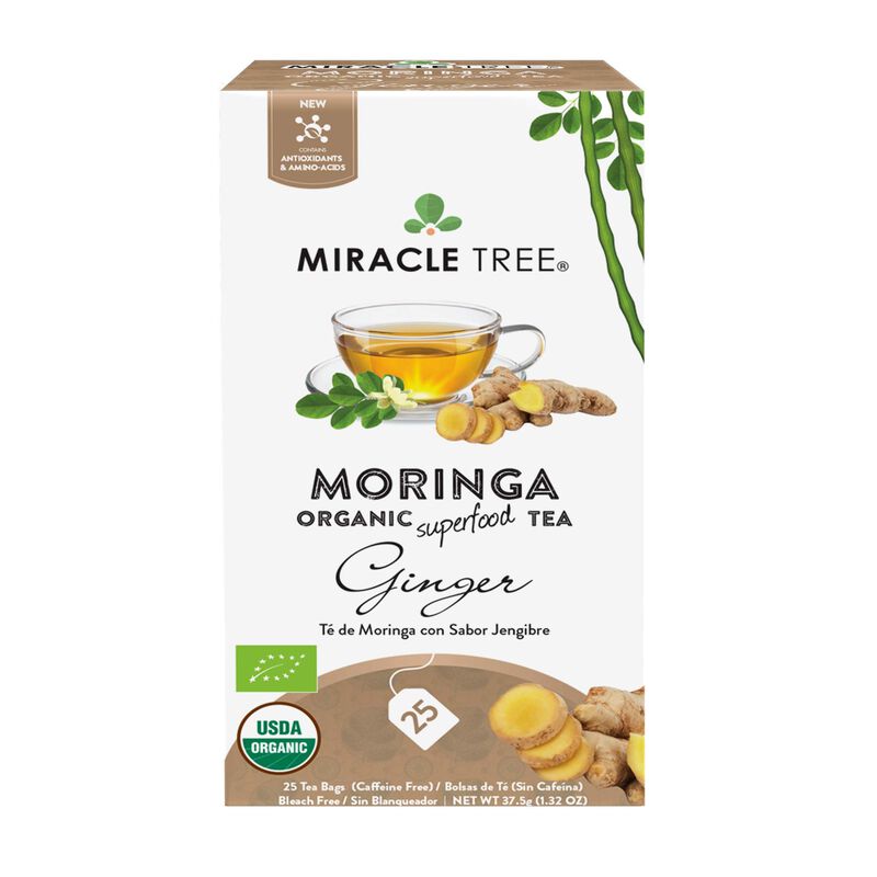 T&eacute; Miracle Tree De Moringa Y Jengibre 12&times;25 Bol... image number null