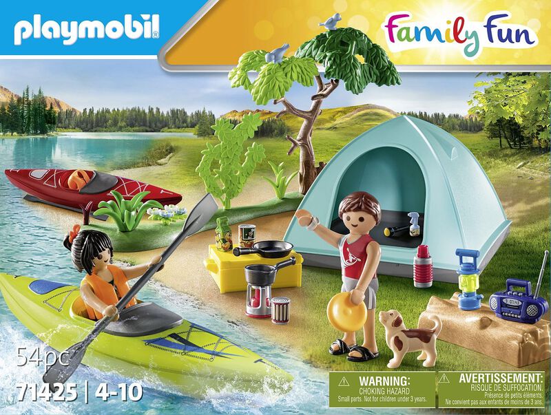 Toy Playmobil Para Acampar Con Kayaks Para Ni&ntilde;o... image number null