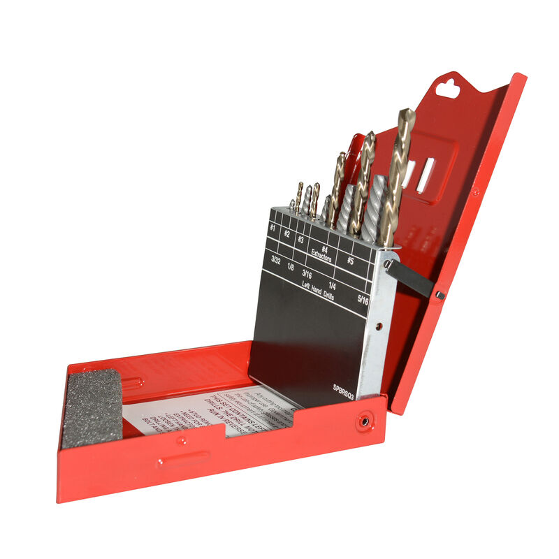 Juego de brocas premium y extractores de acero ... image number null