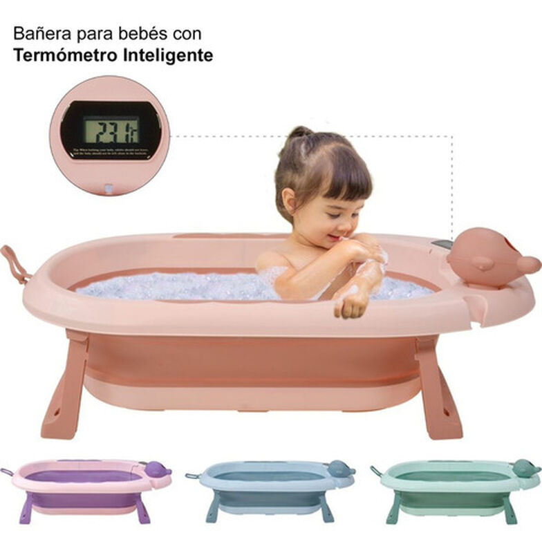 Tina Ba&ntilde;era Bebe Antiderrapante Portatil Plegab... image number null
