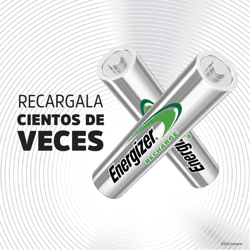 8 Pilas Baterías Recargables Energizer tamaño A... image number null