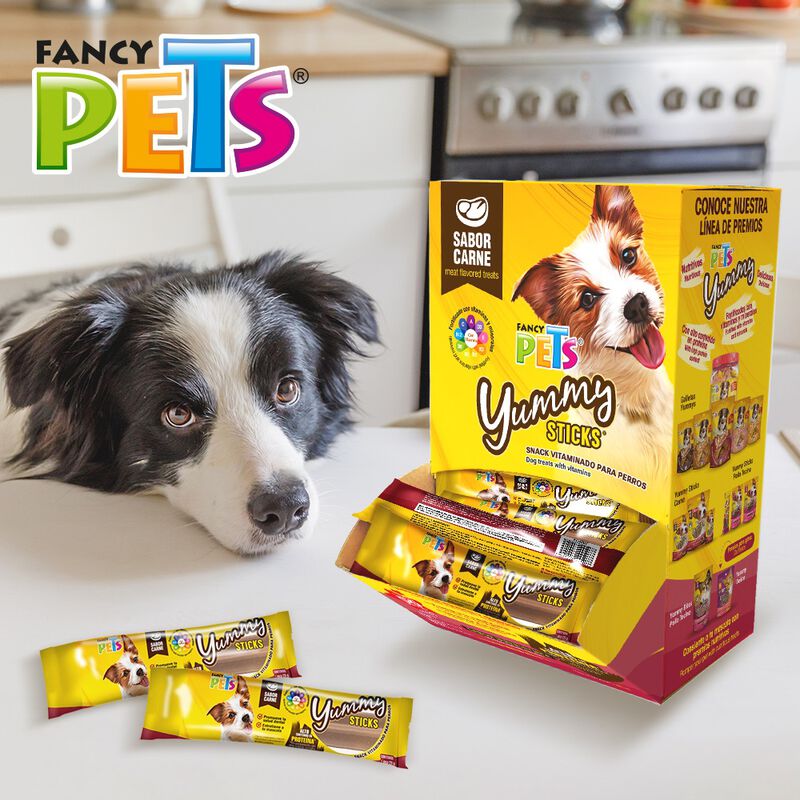 Fancy Pets Premios Yummy Sticks Sabor Carne 50 ... image number null