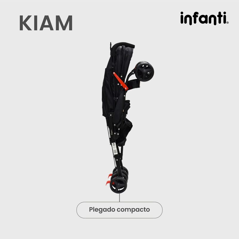 Carriola Para Bebe Kiam Compacta, Ligera, Plega... image number null