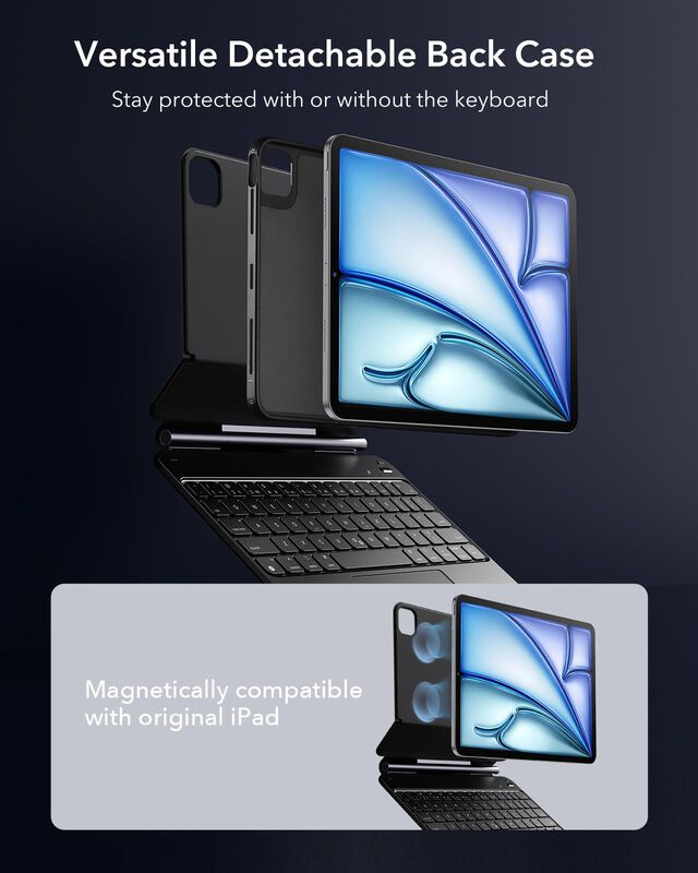 Funda Con Teclado Esr Para Ipad Air De 11 Pulga... image number null