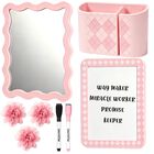 Kit De Accesorios Para Taquilla Qauyetm 8 Piezas Rosa Est&eacute;tica