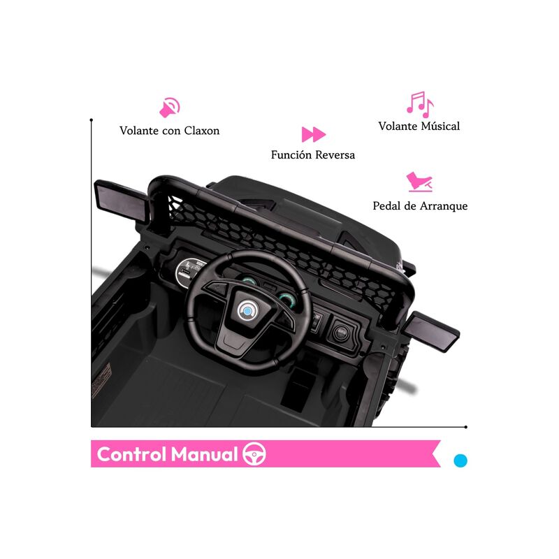 Carro El&eacute;ctrico Montable 12v Doble Motor Contro... image number null
