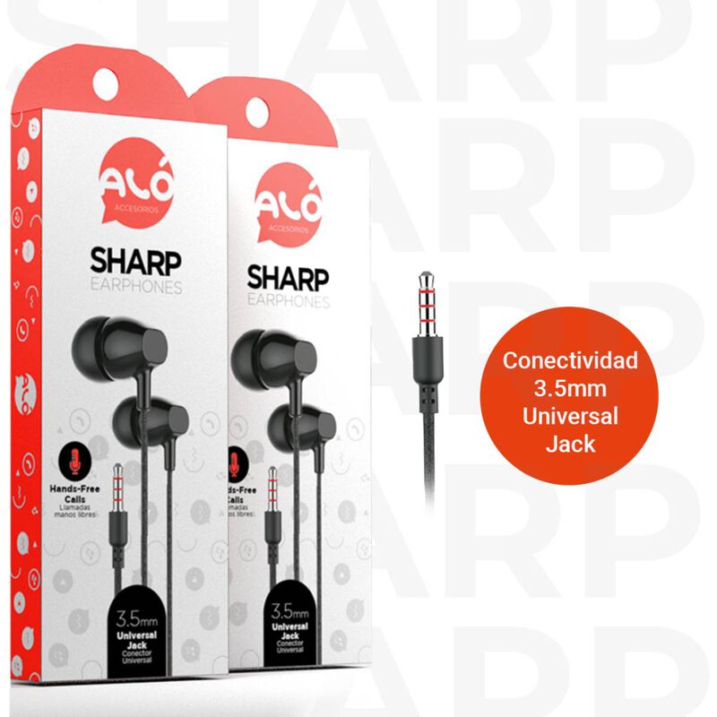 Auriculares Alámbricos Alo Sharp – Sonido Nítid... image number null
