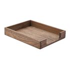 Bandeja De Cartas Kirigen De Madera 35 &times; 27 &times; 5,5 cm Color Marr&oacute;n