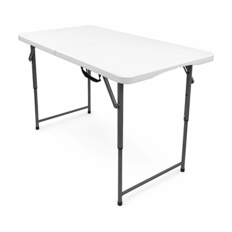 Mesa De Pl&aacute;stico Plegable Pelda&ntilde;os Blanca 71172... image number null