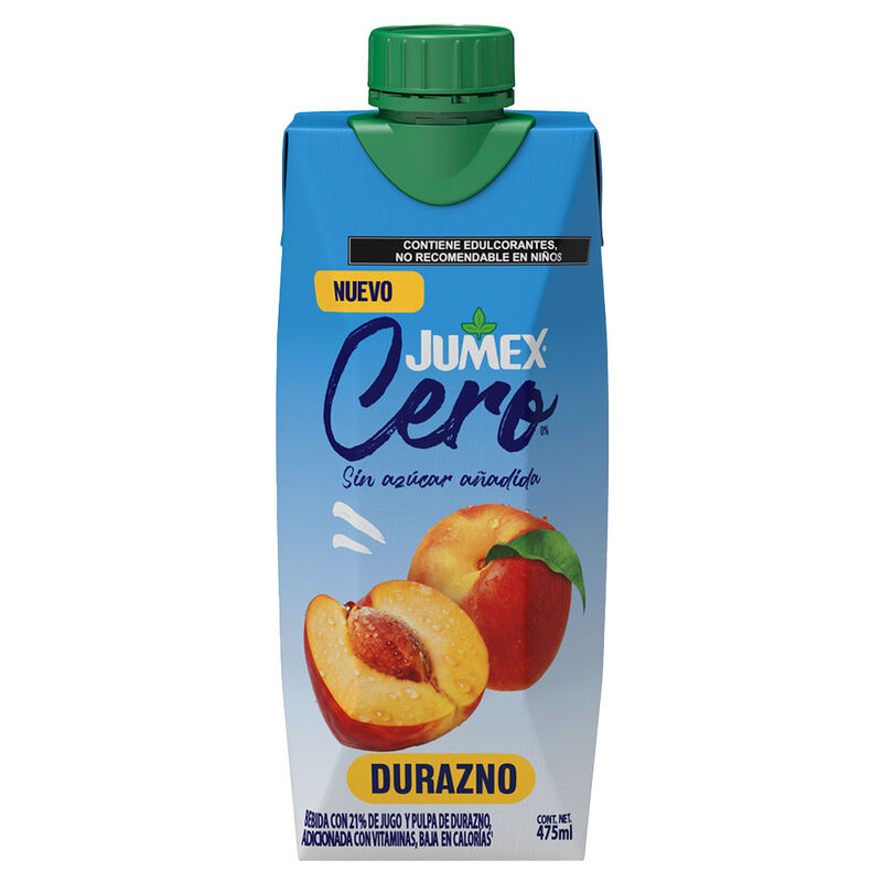 JUMEX PRISMA CERO  DURAZNO 475ML image number null