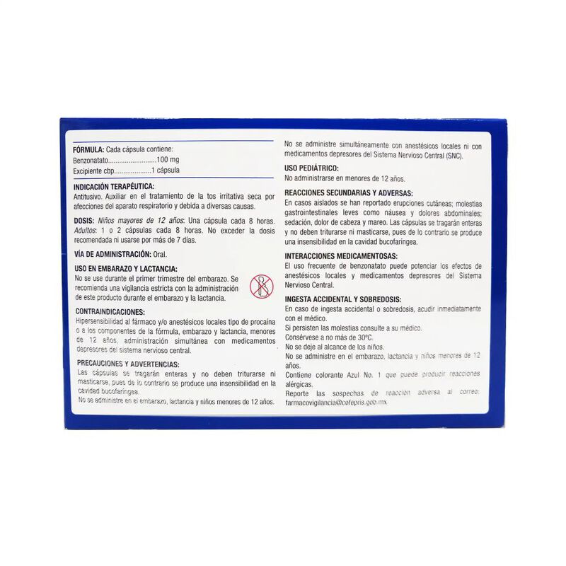Progelben 100 Mg 20 C&aacute;psula(s) image number null