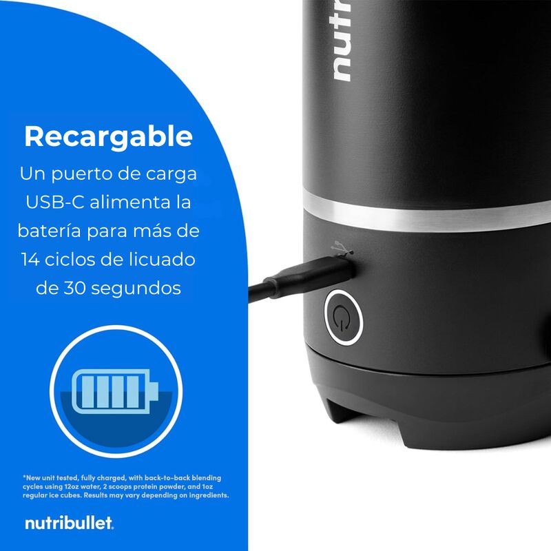 Licuadora Personal Nutribullet Inal&aacute;mbrica Reac... image number null