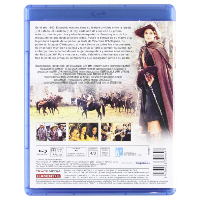 La Mujer Mosquetero (blu-ray) image number null