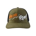 Gorra Snapback Follow Your Road Ajustable Verde Negro Wallis