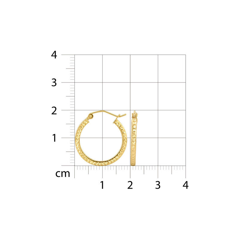 Arracadas De Oro Amarillo 14k (20 Mm Aprox) image number null