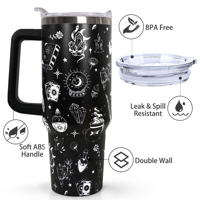 Vaso T&eacute;rmico De Viaje Ceovfoi 1200 ml Con Asa Y... image number null
