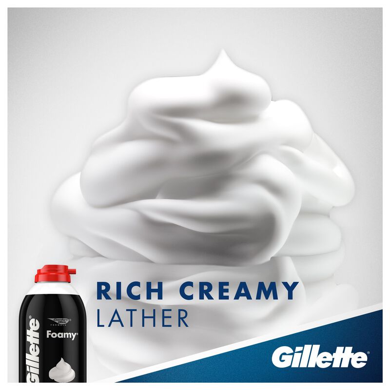 Espuma De Afeitar Gillette Foamy Regular 60 Ml image number null