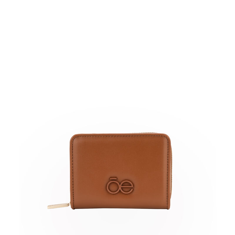 Cartera Hibrida Chica Con Herraje Color Caf&eacute; image number null