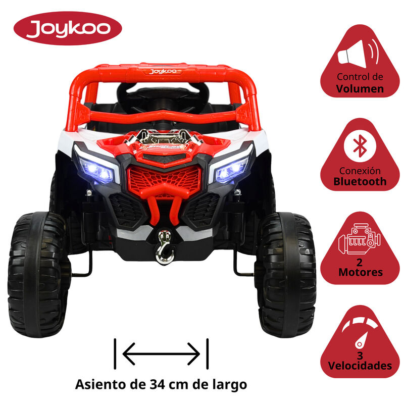 Montable Electrico para Ni&ntilde;os Mini 4x4 Bluetoot... image number null