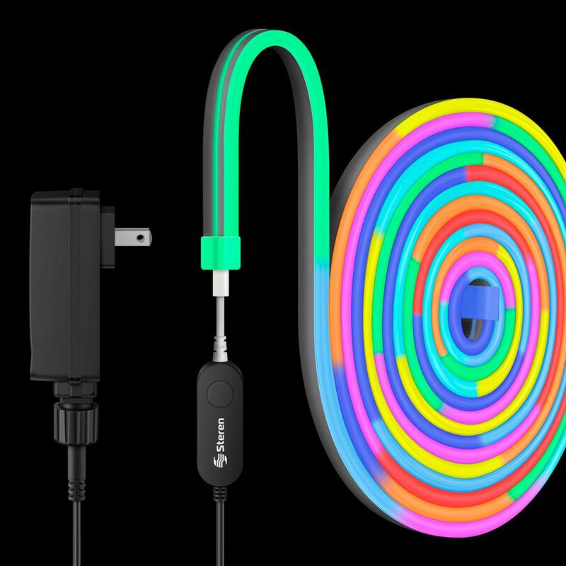Tira LED Neón Wi-Fi multicolor RGB de 5 metros ... image number null