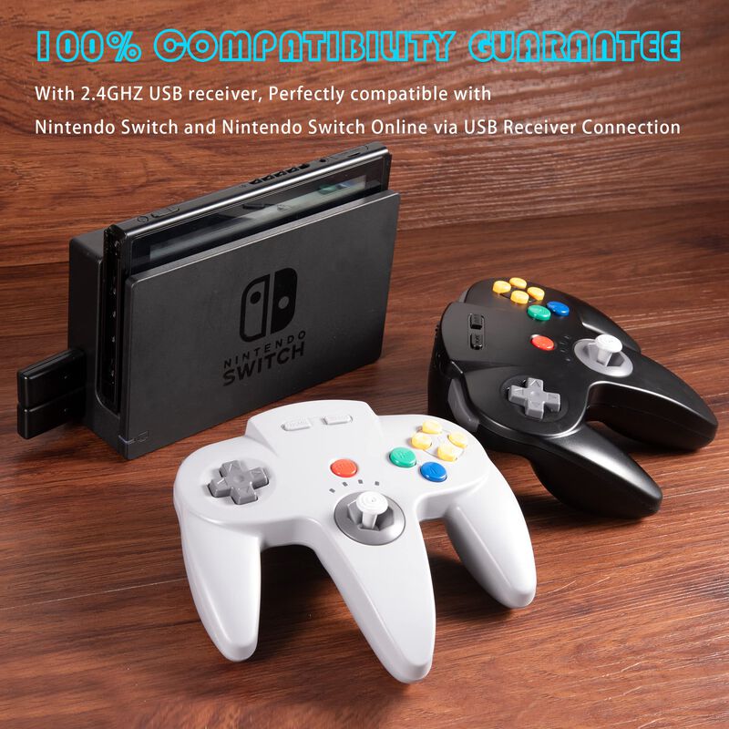 Control Inal&aacute;mbrico Innext para N64 y Switch co... image number null