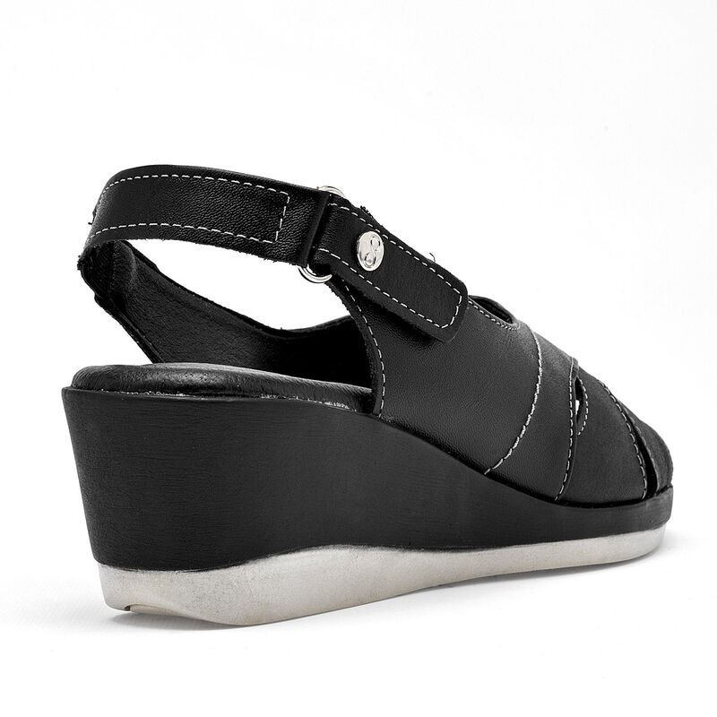 Cruz Shoes sandalia confort para mujer negro co... image number null
