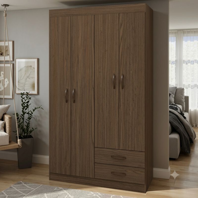 Ropero Closet 4 Puertas Y 2 Cajones Skal Living image number null
