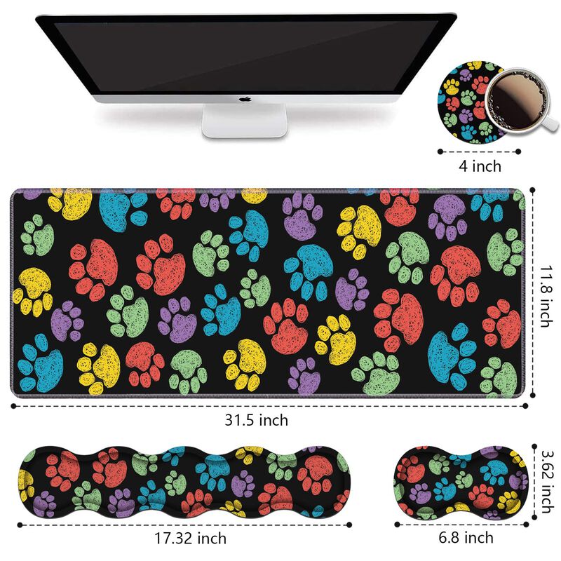Set De Reposamu&ntilde;ecas Tbxostn Xxl 80x30 Cm De Es... image number null
