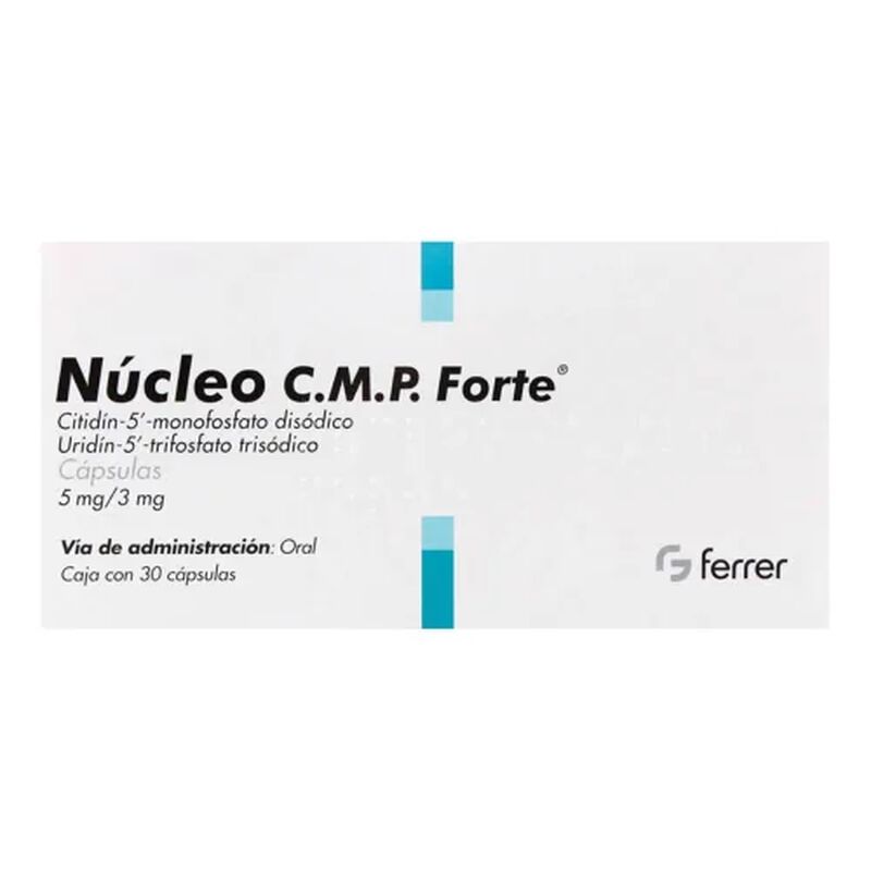 NUCLEO CMP FORTE 5 MG 3 MG C&Aacute;PSULAS C30 image number null