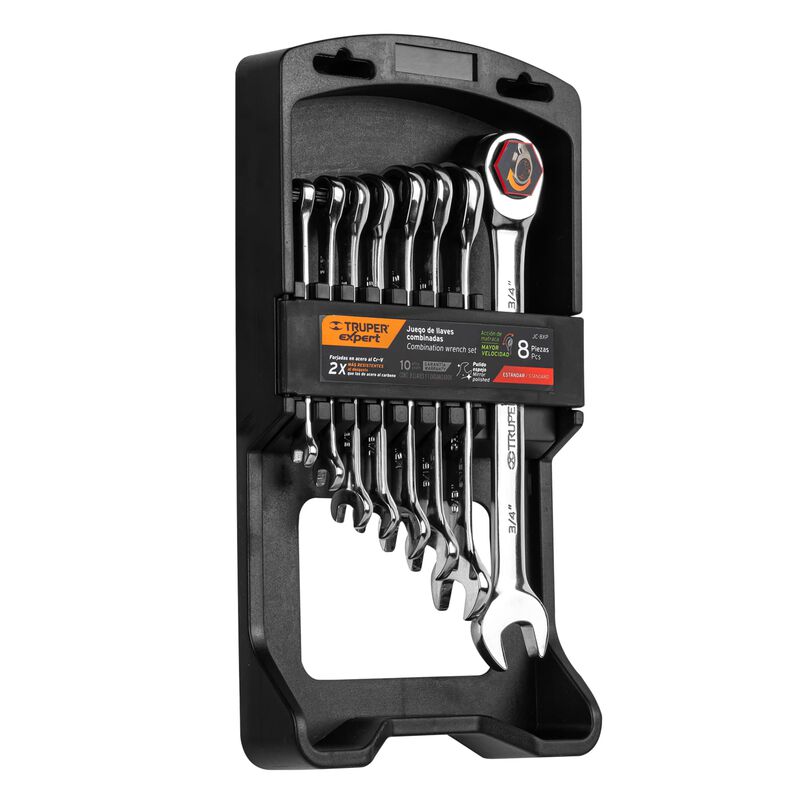 Juego de 8 Llaves Combinadas Std Pulidas con Ma... image number null
