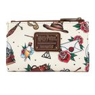 Cartera Bi-fold Loungefly Harry Potter Con Estampado De Tatuaje