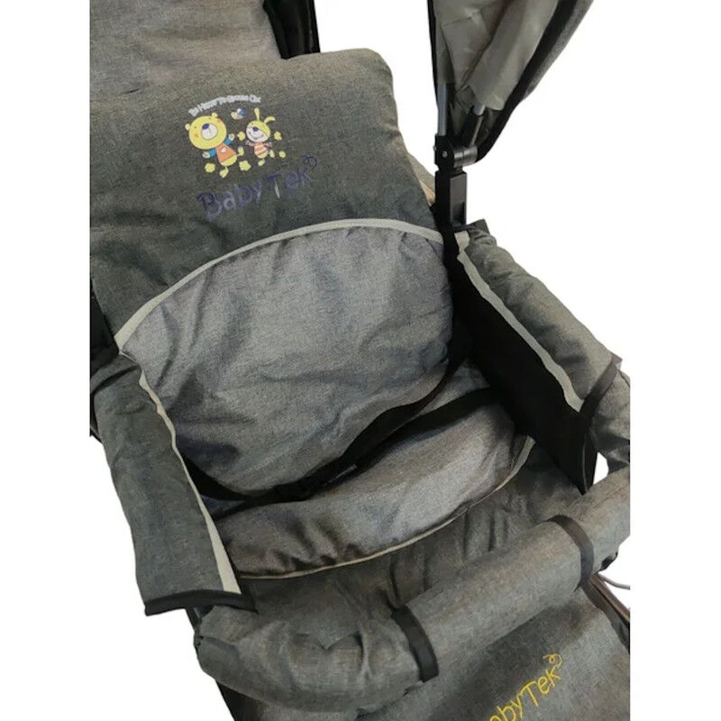 Carriola Gemelar Gris Moderna Bebé Y Niño Doble... image number null