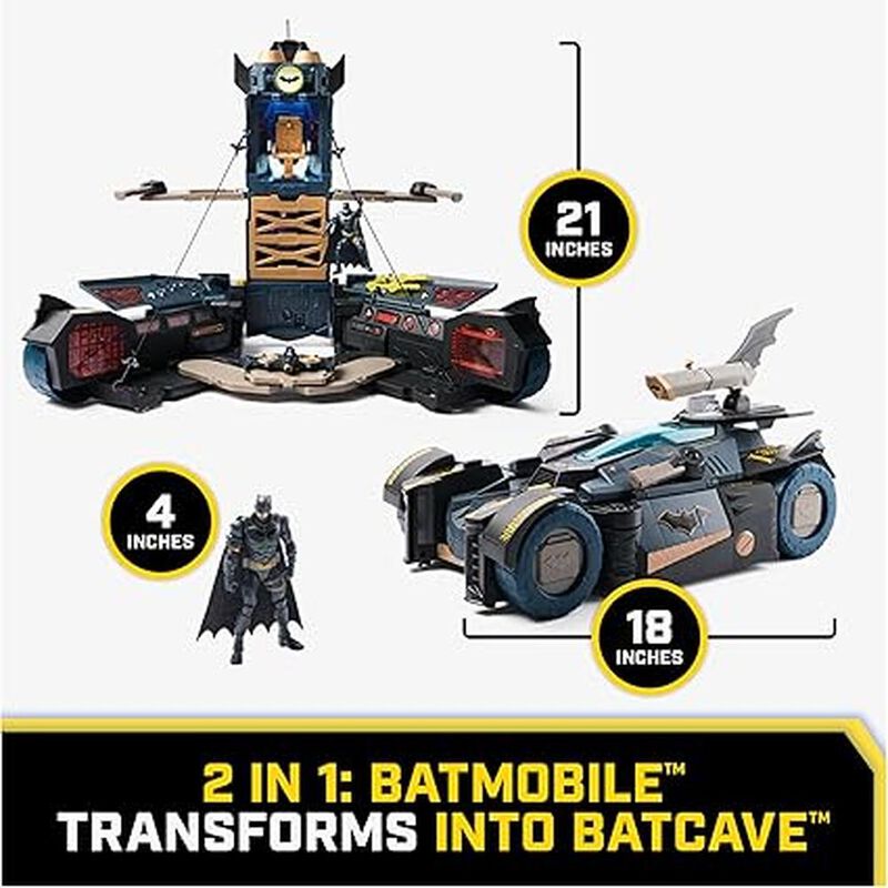 Dc Comics Batman, Set De Juego 2 En 1 Batim&oacute;vil... image number null