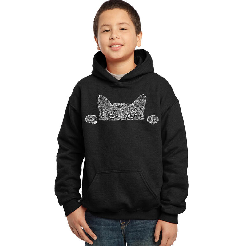 Sudadera Con Capucha Word Art Para Ni&ntilde;o - Gato ... image number null
